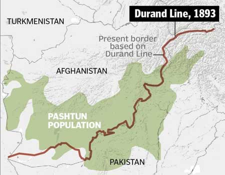 durand-line Durand Line between Afghanistan and Pakistan